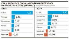 ОПЕК прогнозирует снижение добычи нефти в России в 2022 и 2023 годах