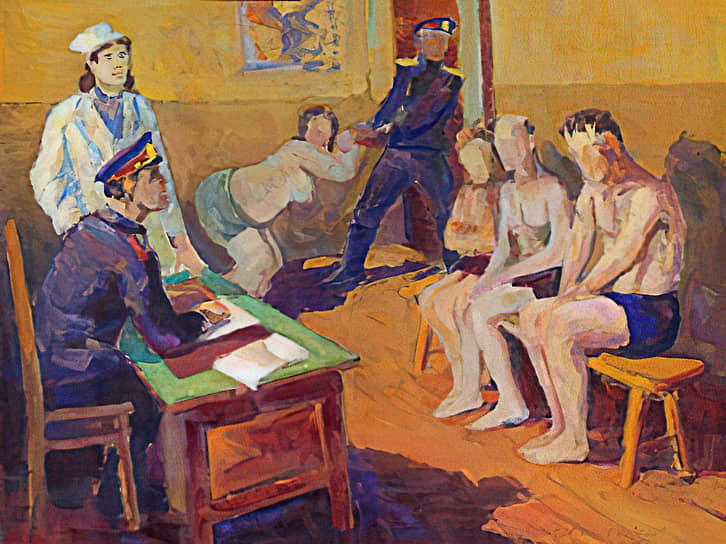 «Вытрезвитель», худ. Павел Старостин, 1970 год