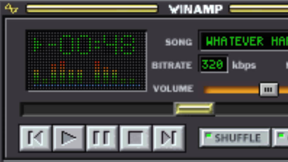 WinAMP 1 (июнь 1997 года)