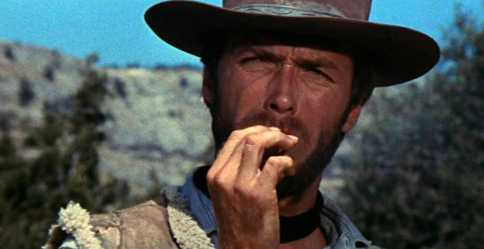 Сигарета удачно дополняла ковбойский образ Клинта Иствуда в вестерне «Хороший, плохой, злой» 