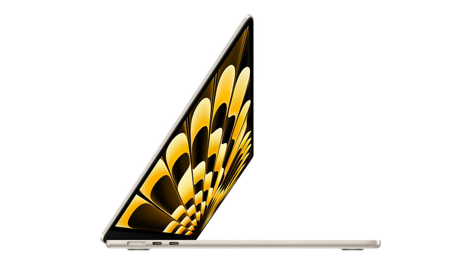 MacBook Air с 15,3-дюймовым дисплеем Liquid Retina, фирменным восьмиядерным чипом M2, до 24 Гб объединенной памяти. Ноутбук сможет проработать без подзарядки до 18 часов. Предусмотрена HD-камера FaceTime 1080p с тремя микрофонами и акустика с шестью динамиками, поддержкой Dolby Atmos и пространственного звучания Spatial Audio. Стоимость новинки, доступной в четырех цветах, составит от $1,3 тыс.