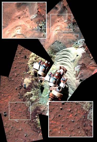 В январе-феврале 2010 года марсоход Spirit оказался в песчаной ловушке. Он смог выбраться, но колеса космического аппарата оставили заметные рытвины на поверхности Марса