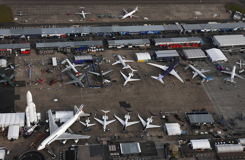 Самолеты, представленные на парижском авиасалоне