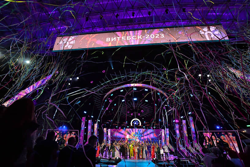 Церемония награждения участников конкурса исполнения эстрадной песни «Витебск-2023»