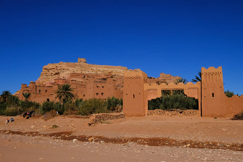 Башни города Айт-Бен-Хадду в Марокко
