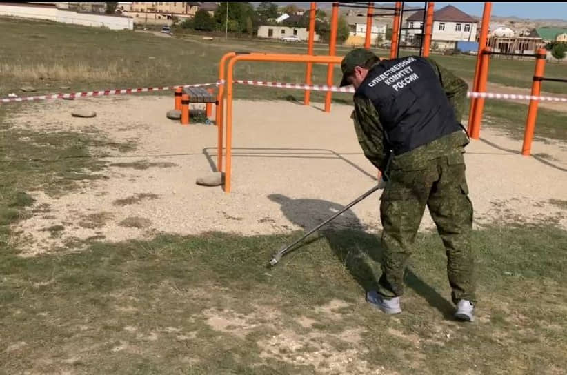 По уголовному делу о перестрелке в селе Леваши был проведен осмотр места происшествия