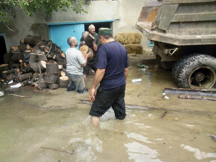 Последствия подъема уровня воды в водохранилище Ирганайской ГЭС, 2008 год