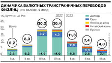 Трансграничные валютные переводы россиян продолжают снижаться