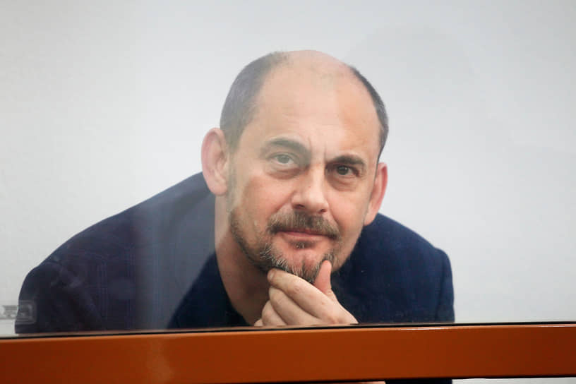 Бывший генеральный директор АО «Транснефть Верхняя Волга» Юрий Левин в зале суда (август 2023 года)
