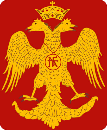 Герб Византии с двуглавым орлом