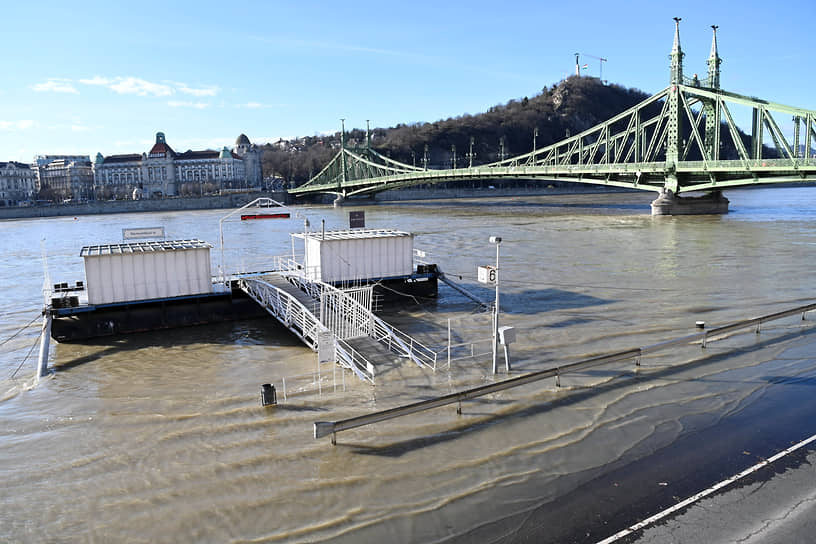 За сутки уровень воды в Дунае поднялся на 50 см