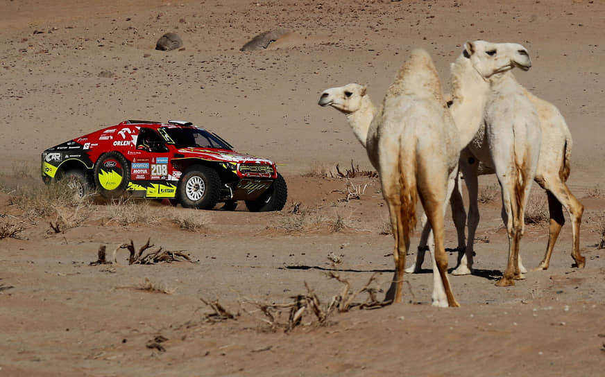 Саудовская Аравия. Автомобиль чешского гонщика Мартина Прокопа на ралли «Дакар»