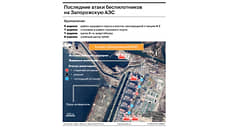 Последние атаки беспилотников на Запорожскую АЭС