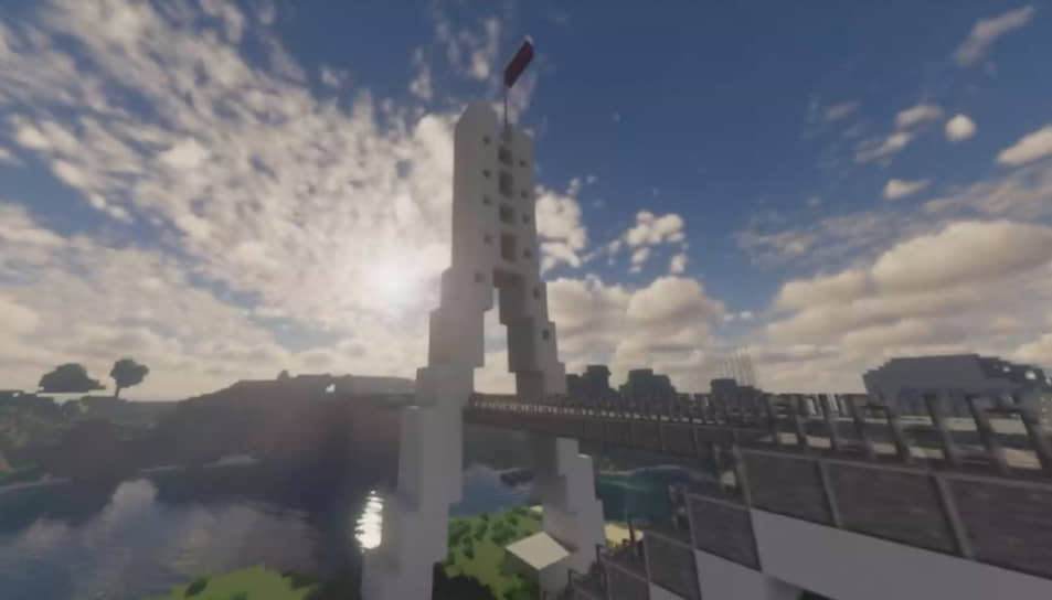 В 2023 году школьники из Тюмени воссоздали в Minecraft родной город. В игровой мир они перенесли улицы, Мост Влюбленных и студенческий кампус