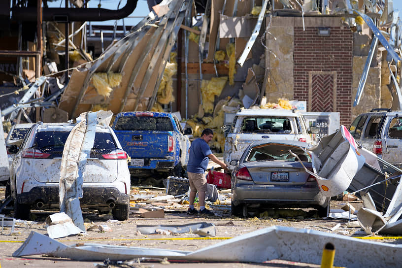 Вэлли-Вью, США. Последствия торнадо в штате Техас