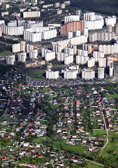 Москва. Вид на жилой квартал
