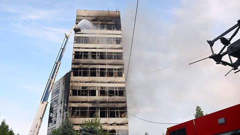 Что известно о сгоревшем бывшем здании НИИ «Платан»
