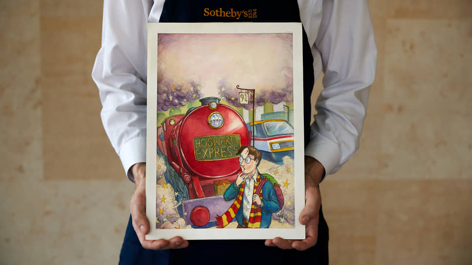 Иллюстрацию обложки первой книги о Гарри Поттере продали на аукционе за $1,9 млн
