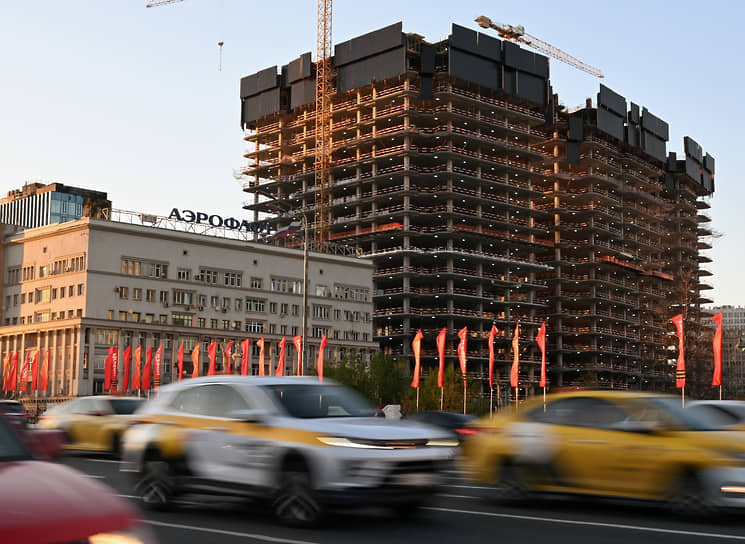 Строящийся комплекс «Слава» на Ленинградском проспекте, май 2024 года