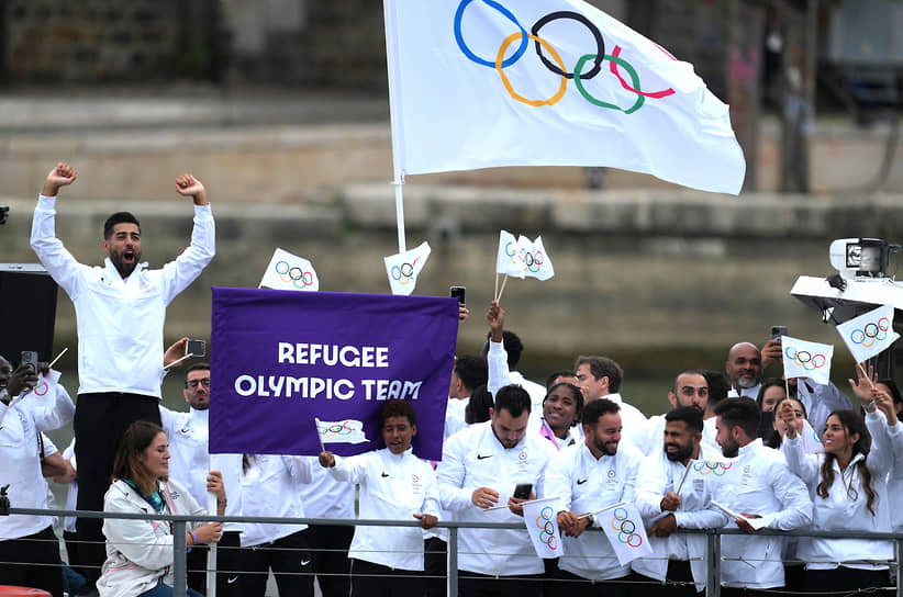 Члены олимпийской сборной беженцев