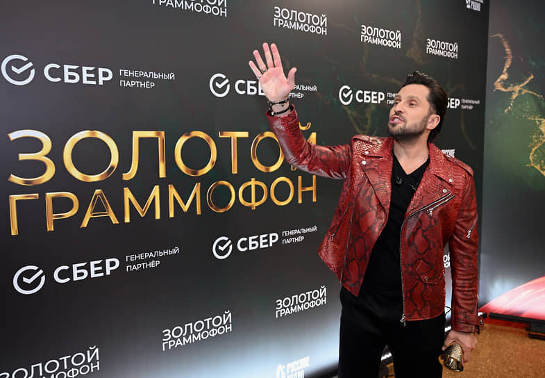 Шоумен Александр Ревва на церемонии вручения премии «Золотой Граммофон»