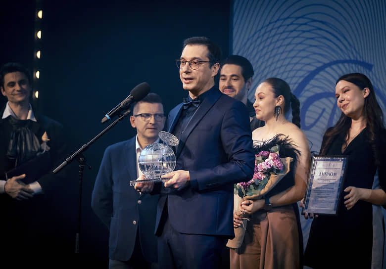 Главный дирижер театра «Геликон-опера» Валерий Кирьянов на XXIII церемонии вручения Московской театральной премии «Гвоздь сезона» в Театре имени Вахтангова
