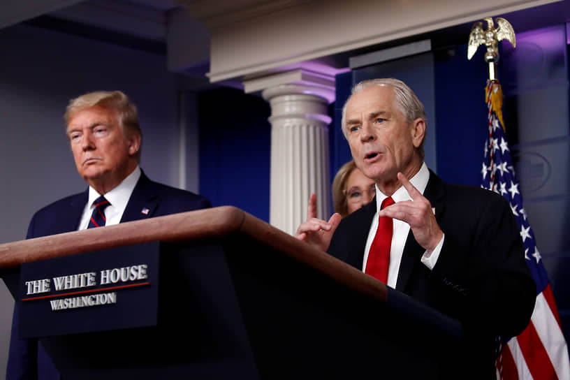 Во время пандемии COVID-19 Наварро, как и сам Дональд Трамп, распространял конспирологические теории и советовал лечиться гидроксихлорохином