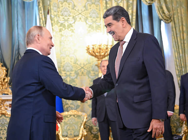 Владимир Путин и Николас Мадуро как будто даже расчувствовались