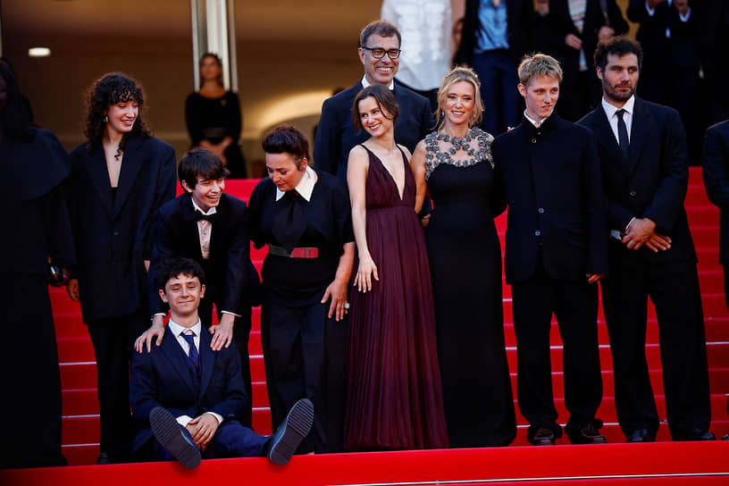 Команда фильма «Досье 137» на премьере киноленты 
