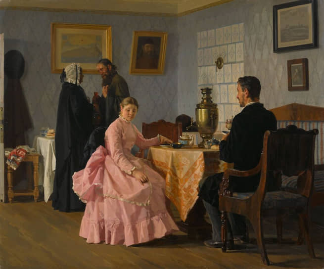 Николай Неврев. «Смотрины», 1888