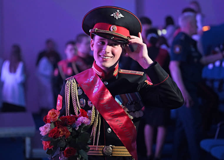 Учащийся школы №1409 на празднике