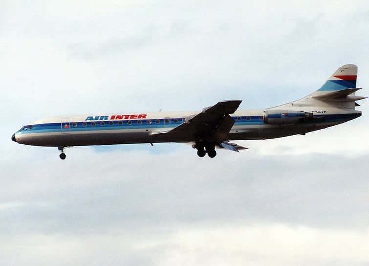 Caravelle 12 авиакомпании Air Inter, 1990