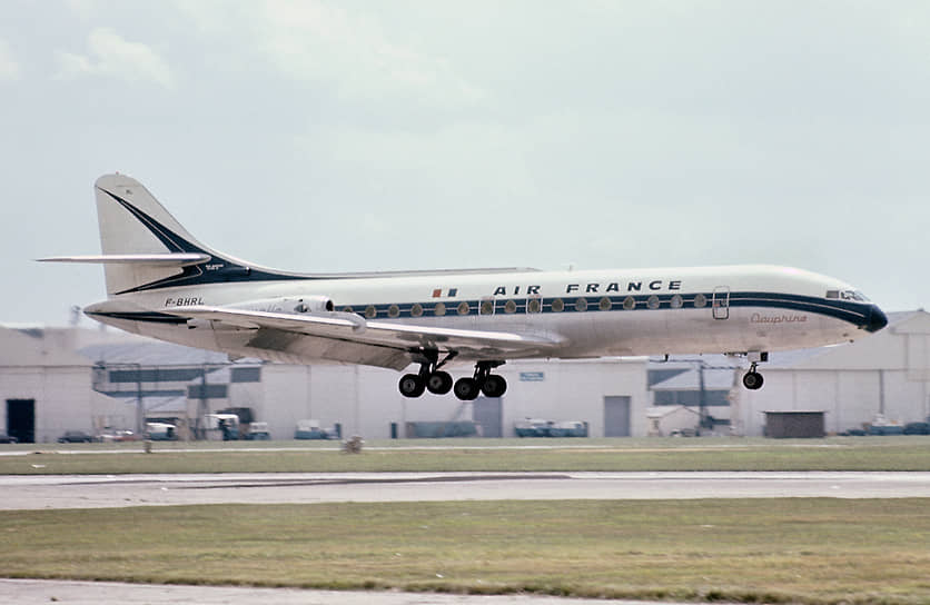 Caravelle SE 210 авиакомпании Air France, 1971