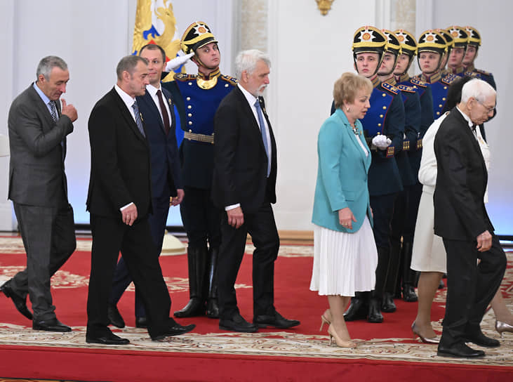 Участники церемонии награждения