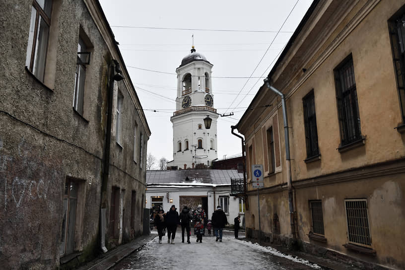 Часовая башня в Выборге