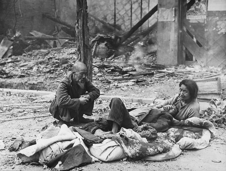 Улицы Сеула после взятия города северокорейскими войсками, сентябрь 1950