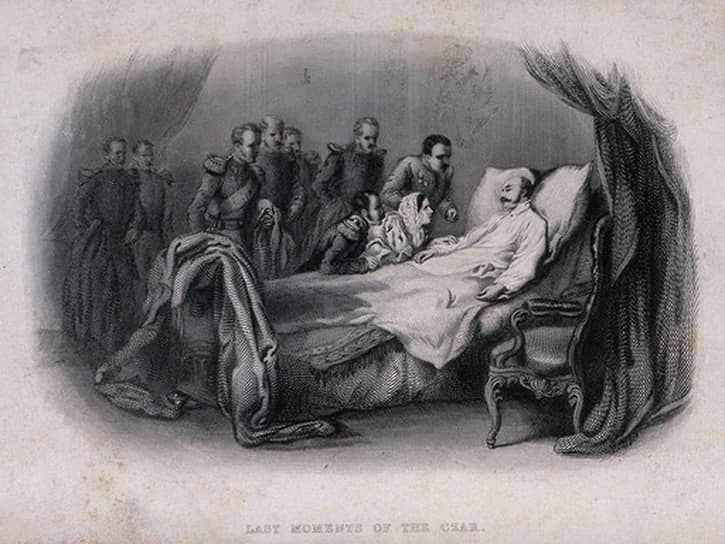 Эдвард Нолан. «Смерть императора Николая I 18 февраля 1855 г.», 1857