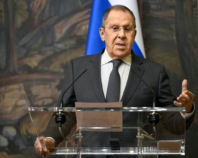 Министр иностранных дел России Сергей Лавров
