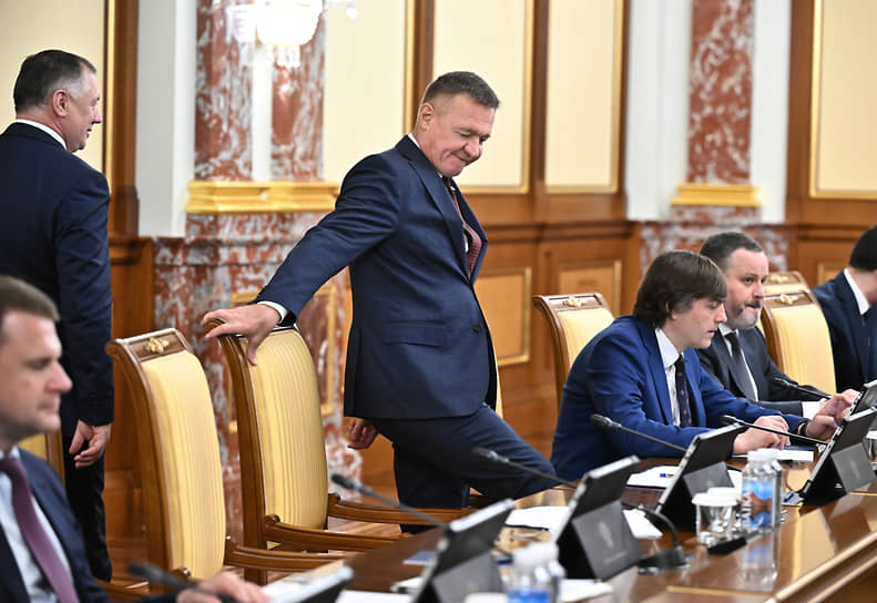 На заседании правительства России, май 2025 года