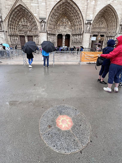 Нулевая отметка всех дорог Франции