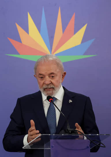 Президент Бразилии Луис Инасиу Лула да Силва 
