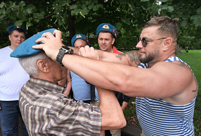 Празднование дня ВДВ 