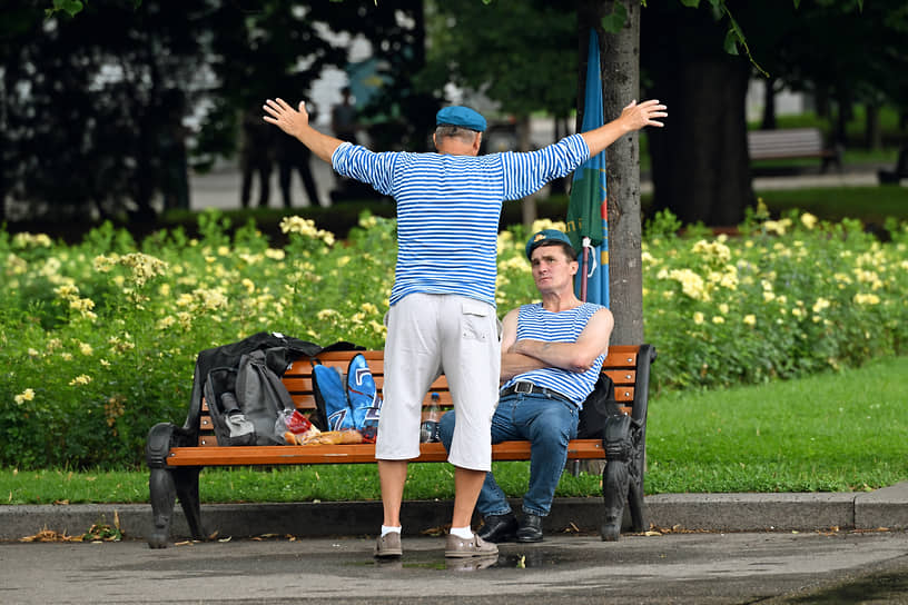 Празднование дня ВДВ