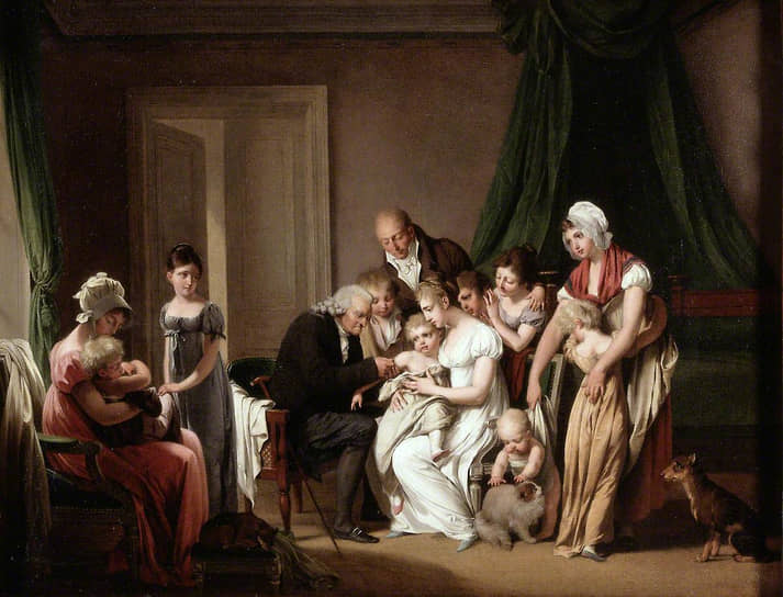 Луи-Леопольд Бойли, «Вакцинация», 1806 год