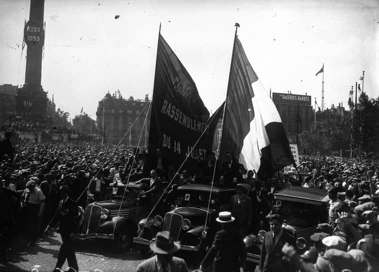 Демонстрации на площади Бастилии, 1935