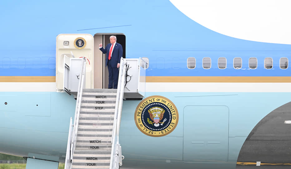 Президент США Дональд Трамп в Анкоридже  