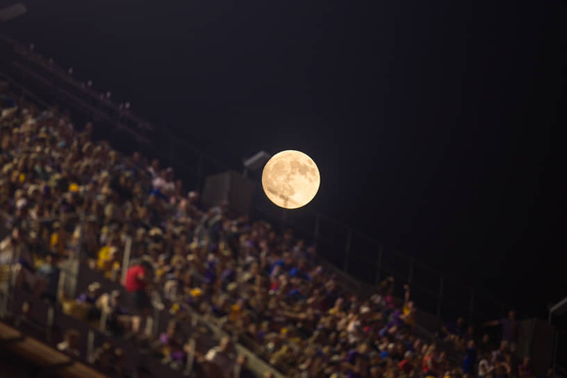 Матч на стадионе Tiger Stadium в Батон-Руж, Луизиана
