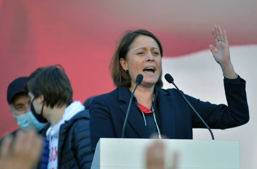 Лидер оппозиционной коалиции «За перемены» Элене Хоштария