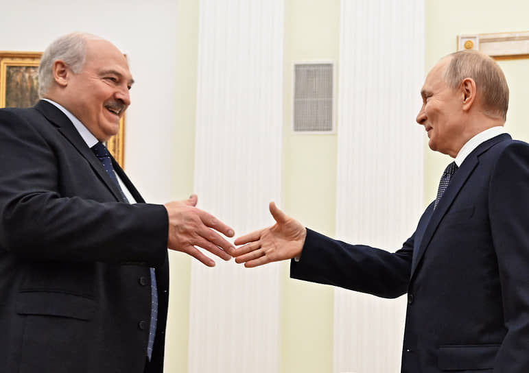 Президенты России и Белоруссии 