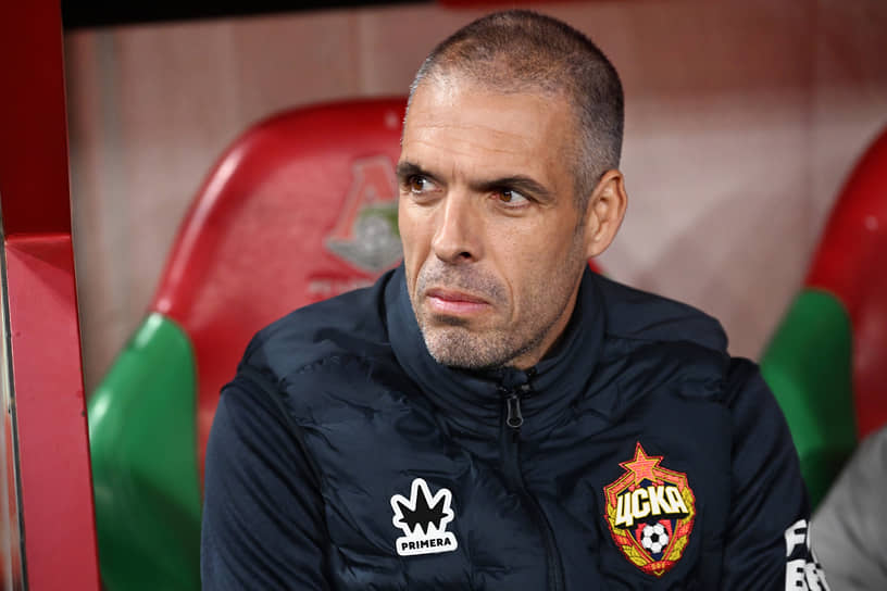 Главный тренер команды ЦСКА Фабио Челестини